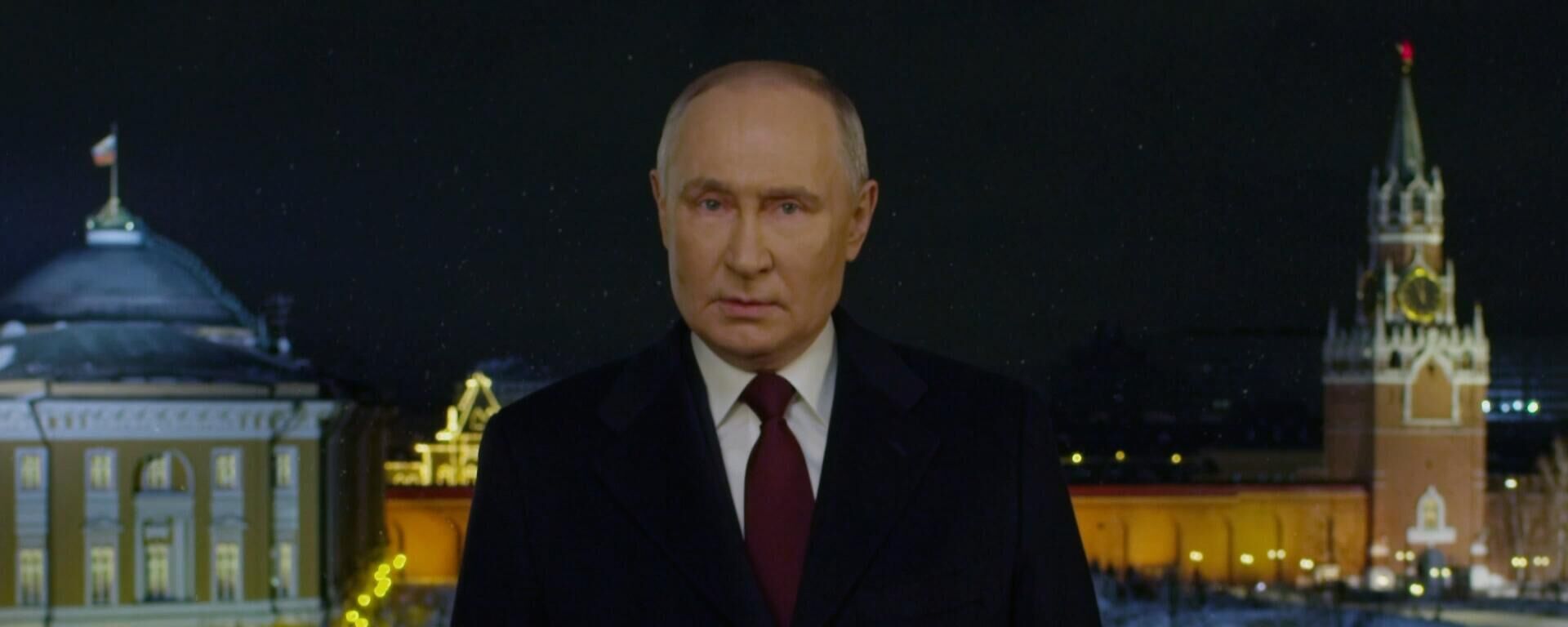 Фон путина на новый год