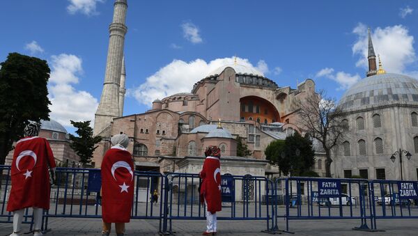 Hagia Sophia ở Istanbul trở thành nhà thờ Hồi giáo một lần nữa - Sputnik Việt Nam