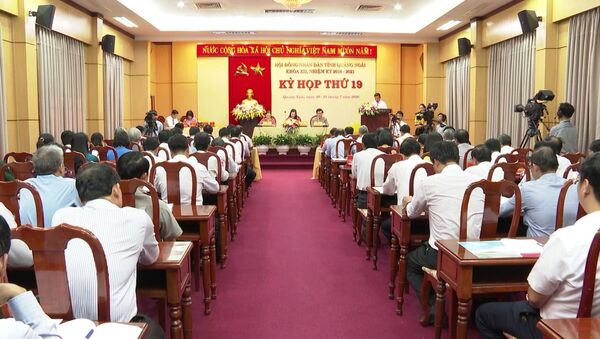 HĐND tỉnh Quảng Ngãi khóa 12 khai mạc kỳ họp thứ 19.  - Sputnik Việt Nam