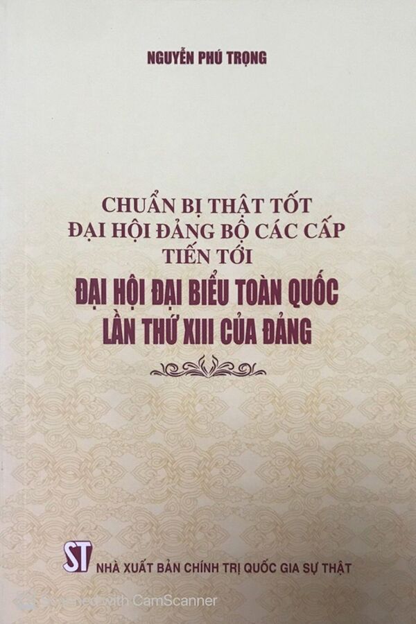 Việt Nam công bố sách của Tổng Bí thư Nguyễn Phú Trọng về chuẩn bị nhân sự và Đại hội Đảng Việt Nam công bố sách của Tổng Bí thư Nguyễn Phú Trọng về chuẩn bị nhân sự và Đại hội Đảng - Sputnik Việt Nam