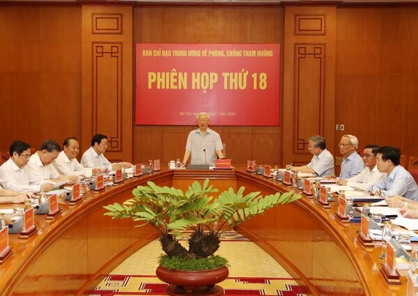 Tổng Bí thư, Chủ tịch nước chủ trì phiên họp thứ 18 Ban Chỉ đạo Trung ương về phòng, chống tham nhũng Tổng Bí thư, Chủ tịch nước chủ trì phiên họp thứ 18 Ban Chỉ đạo Trung ương về phòng, chống tham nhũng - Sputnik Việt Nam