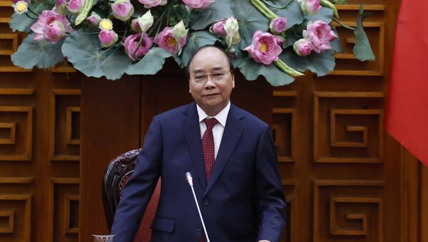 Thủ tướng Nguyễn Xuân Phúc phát biểu tại buổi tiếp đoàn doanh nghiệp Hàn Quốc tại Việt Nam. - Sputnik Việt Nam