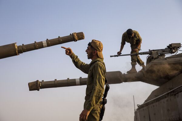 Những người lính Israel ở Cao nguyên Golan do Israel kiểm soát - Sputnik Việt Nam