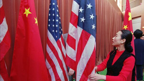 Quốc kỳ của Trung Quốc và Hoa Kỳ - Sputnik Việt Nam