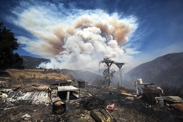 Khói từ đám cháy rừng ở California - Sputnik Việt Nam