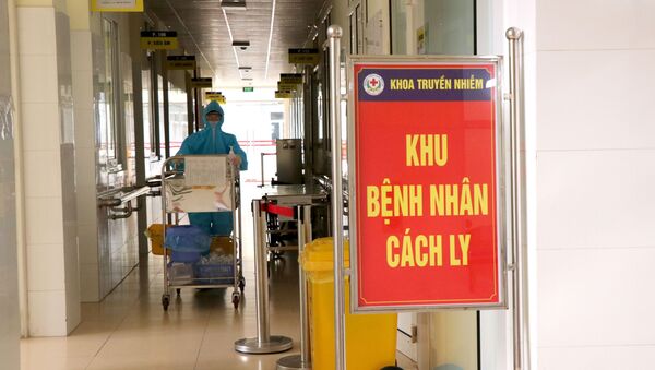 Khu cách ly Khoa truyền nhiễm, Bệnh viện đa khoa tỉnh Bắc Ninh. - Sputnik Việt Nam