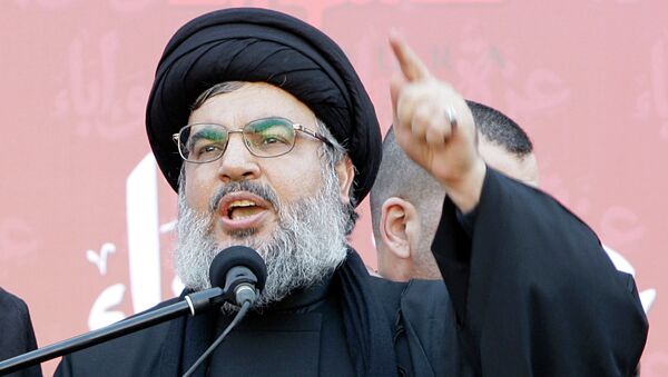 Tổng thư ký Hezbollah Hassan Nasrallah - Sputnik Việt Nam