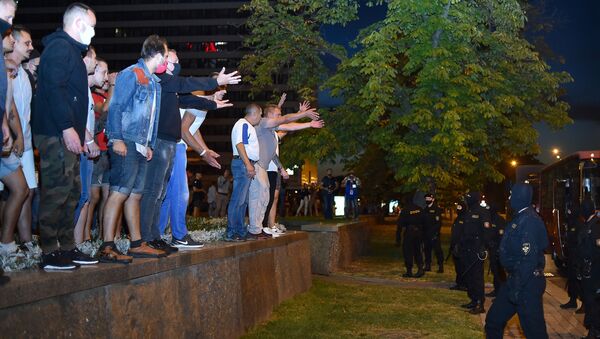 Cuộc biểu tình ở Minsk, Belarus - Sputnik Việt Nam