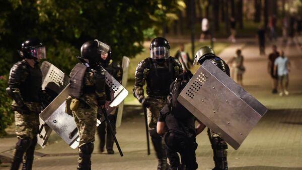 Lực lượng cảnh sát đặc nhiệm ở Minsk - Sputnik Việt Nam