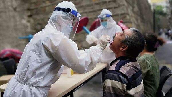 Các xét nghiệm tìm coronavirus ở Urumqi, Trung Quốc - Sputnik Việt Nam