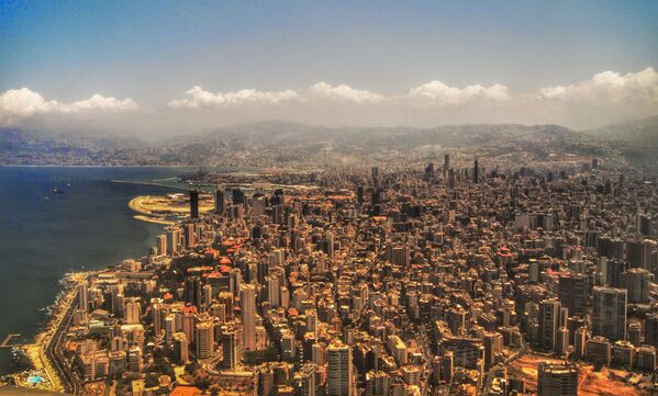Quang cảnh Beirut nhìn từ máy bay - Sputnik Việt Nam