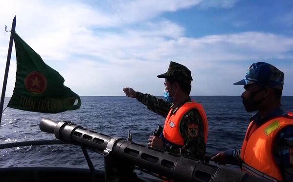 Lực lượng Biên phòng Quảng Trị làm nhiệm vụ tuần tra, kiểm soát trên tuyến biển - Sputnik Việt Nam