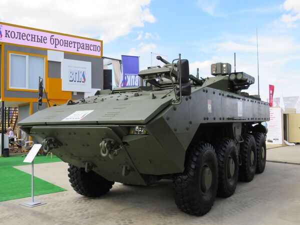 Nền tảng Boomerang và BTR-82 được hiện đại hóa: Khám phá sức mạnh xe bọc thép của Nga Nền tảng Boomerang và BTR-82 được hiện đại hóa: Khám phá sức mạnh xe bọc thép của Nga - Sputnik Việt Nam