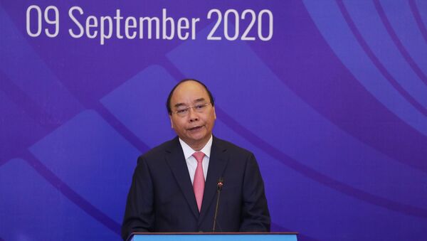 Thủ tướng Nguyễn Xuân Phúc, Chủ tịch ASEAN 2020 phát biểu. - Sputnik Việt Nam