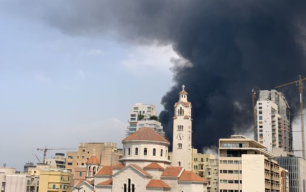 Cháy lớn ở cảng Beirut - Sputnik Việt Nam