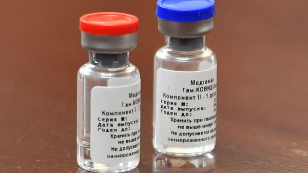 Vắc xin được đăng ký đầu tiên trên thế giới chống lại coronavirus COVID-19 Sputnik V. - Sputnik Việt Nam