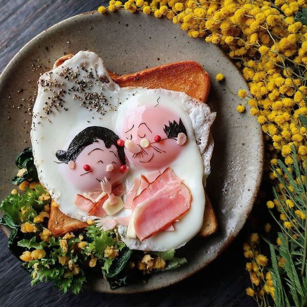 Đồ ăn được trang trí theo phong cách karaben của người phụ nữ Nhật Bản Etoni Mama - Sputnik Việt Nam