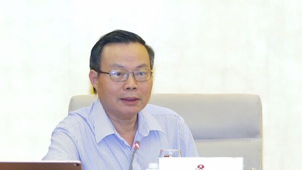 Phó Chủ tịch Quốc hội Phùng Quốc Hiển phát biểu. - Sputnik Việt Nam