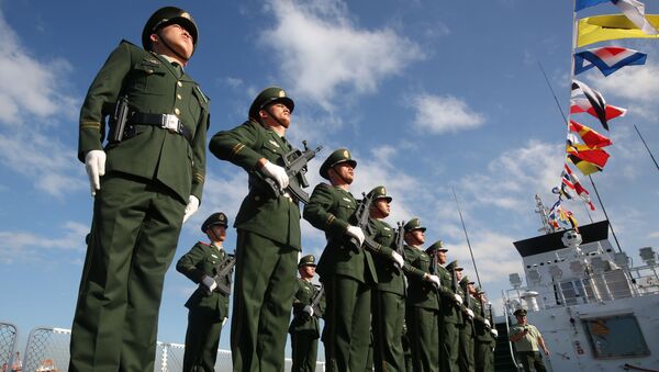 Ngày 14 tháng 1 năm 2020. Cảnh sát biển Trung Quốc tới Philippines để tham gia cuộc tập trận chung. Manila - Sputnik Việt Nam