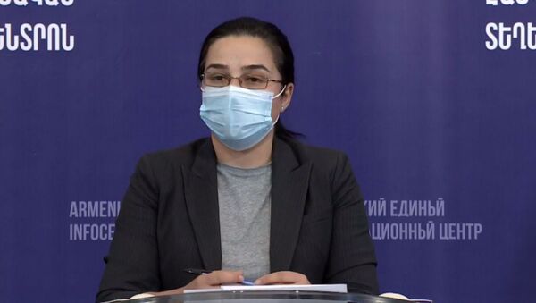 Thư ký báo chí của Bộ Ngoại giao Armenia Anna Naghdalyan. - Sputnik Việt Nam