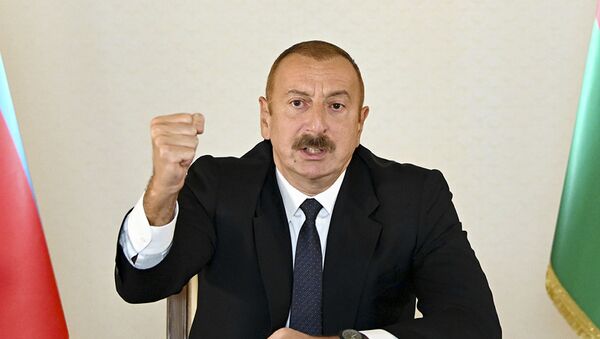 Tổng thống Ilham Aliyev phát biểu trước người dân Azerbaijan - Sputnik Việt Nam