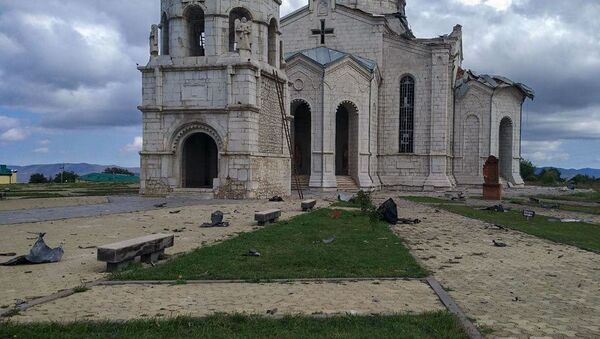 Nhà thờ ở Shushi bị bắn phá - Sputnik Việt Nam