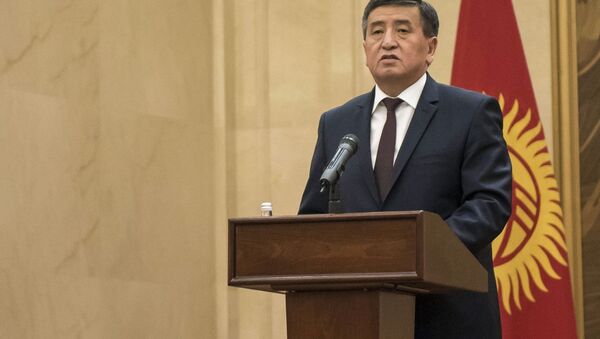 Tổng thống Kyrgyzstan Sooronbai Jeenbekov  - Sputnik Việt Nam