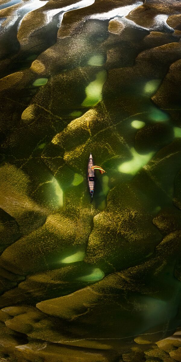 Bức ảnh “Im lặng bên bờ sông” của nhiếp ảnh gia Úc Mohammad Rahman, lọt TOP-50 hạng mục Phong cảnh và thiên nhiên của cuộc thi ảnh quốc tế EPSON International Pano Awards 2020 - Sputnik Việt Nam