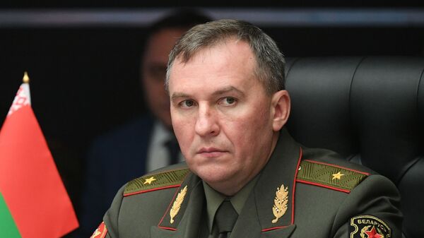 Bộ trưởng Bộ Quốc phòng Belarus Viktor Khrenin - Sputnik Việt Nam