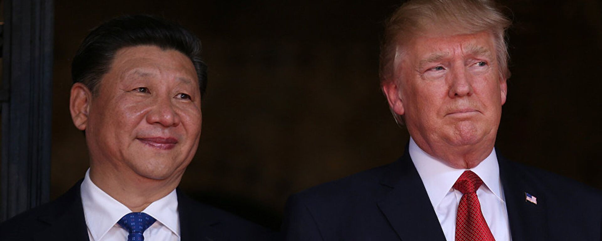 Tổng thống Mỹ Donald Trump và Chủ tịch Trung Quốc Tập Cận Bình. Ảnh lưu trữ. - Sputnik Việt Nam, 1920, 20.12.2021