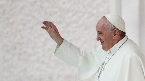 Giáo hoàng Francis sau buổi tiếp kiến ​​hàng tuần tại Vatican - Sputnik Việt Nam