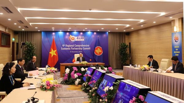 ASEAN 2020: Hội nghị Cấp cao Hiệp định Đối tác Kinh tế Toàn diện Khu vực (RCEP) lần thứ 4. - Sputnik Việt Nam