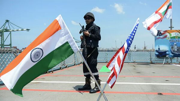 Một quân nhân Ấn Độ trong cuộc tập trận quân sự với Hoa Kỳ và Nhật Bản. Lưu trữ ảnh - Sputnik Việt Nam
