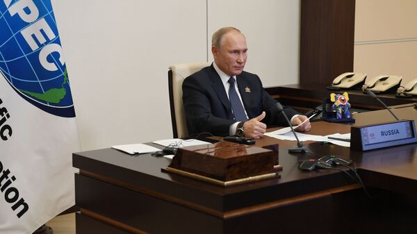 Tổng thống Nga V.Putin tham dự cuộc họp của các nhà lãnh đạo các nền kinh tế của Diễn đàn APEC - Sputnik Việt Nam
