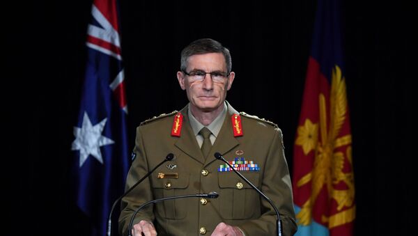 Chỉ huy Lực lượng Vũ trang Australia Angus Campbell trình bày báo cáo về tội ác chiến tranh của binh sĩ nước này ở Afghanistan - Sputnik Việt Nam