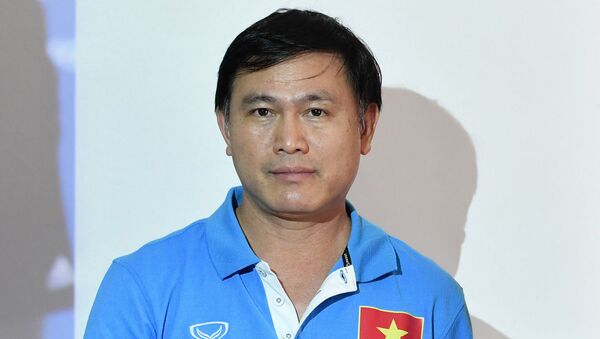 Trưởng đoàn futsal Việt Nam Trần Anh Tú, 2016 - Sputnik Việt Nam
