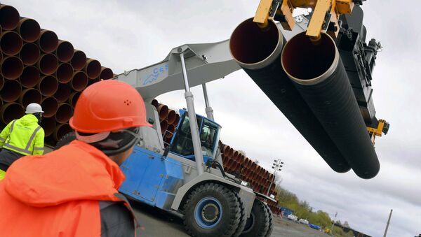 Ống thép xây dựng đường ống dẫn khí Nord Stream 2, Đức - Sputnik Việt Nam