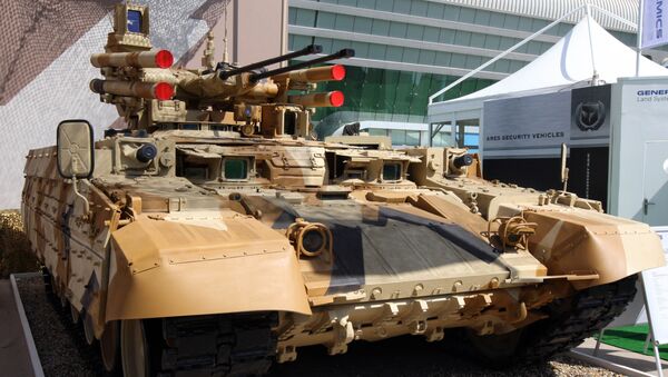 Xe chiến đấu Terminator tại Triển lãm vũ khí quốc tế IDEX-2013 ở Abu Dhabi - Sputnik Việt Nam
