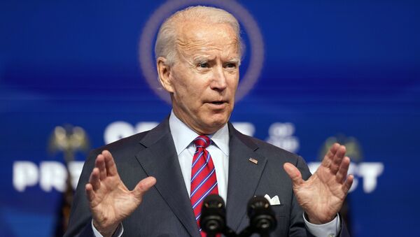 Tổng thống đắc cử Joe Biden phát biểu tại Wilmington, Delaware - Sputnik Việt Nam