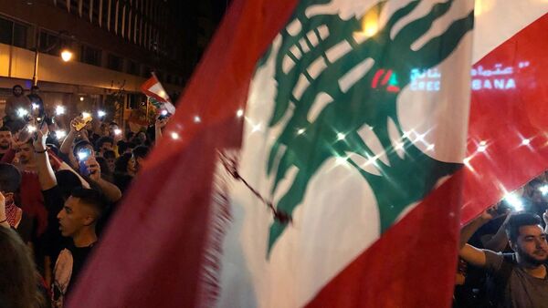Biểu tình chống chính phủ ở Beirut - Sputnik Việt Nam