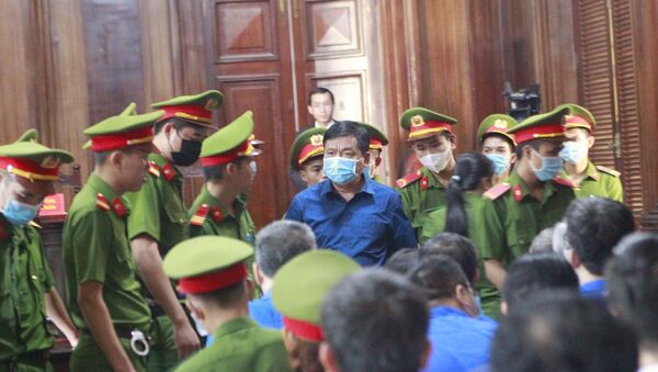 Bị cáo Đinh La Thăng tại phiên tòa. - Sputnik Việt Nam