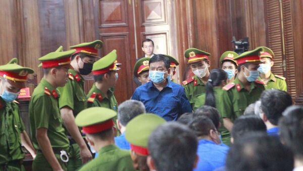 Bị cáo Đinh La Thăng tại phiên tòa. - Sputnik Việt Nam