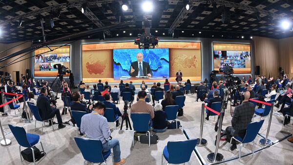 Cuộc Họp báo lớn thường niên của Tổng thống Nga V.Putin - Sputnik Việt Nam