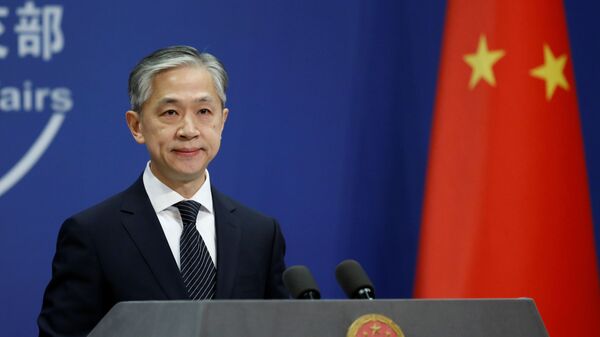 Người phát ngôn Bộ Ngoại giao Trung Quốc Wang Wenbin ngày 9 tháng 11 năm 2020 - Sputnik Việt Nam