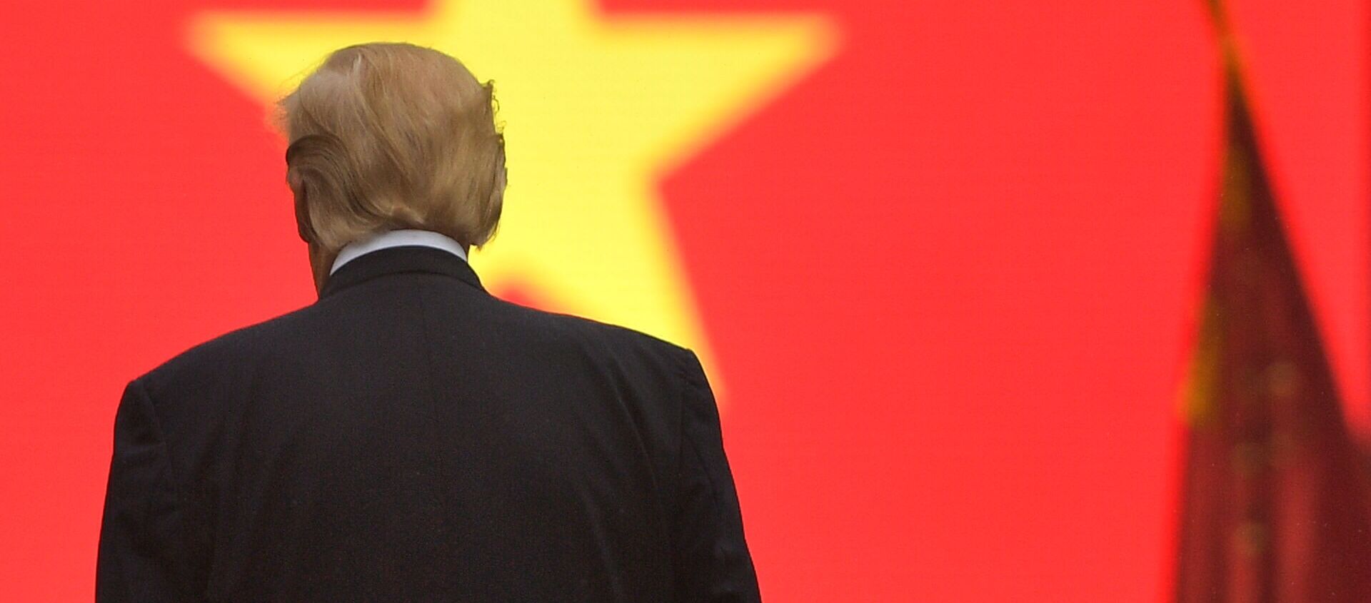 Tổng thống Mỹ Donald Trump trước quốc kỳ Việt Nam - Sputnik Việt Nam, 1920, 22.12.2020