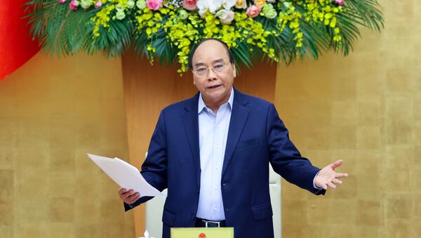 Thủ tướng Nguyễn Xuân Phúc phát biểu kết luận tại buổi làm việc. - Sputnik Việt Nam