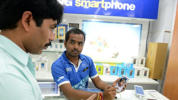 Cửa hàng điện thoại ở Ấn Độ - Sputnik Việt Nam