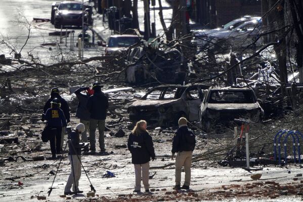Hậu quả vụ nổ ở thành phố Nashville của Hoa Kỳ  - Sputnik Việt Nam