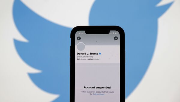 Tài khoản Twitter của Donald Trump bị chặn - Sputnik Việt Nam