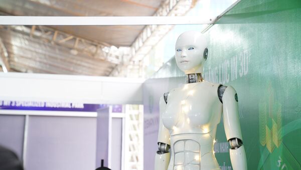 Robot tại triển lãm quốc tế đổi mới sáng tạo Việt Nam 2021 - Sputnik Việt Nam